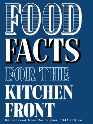 cover image of Food Facts for the Kitchen Front